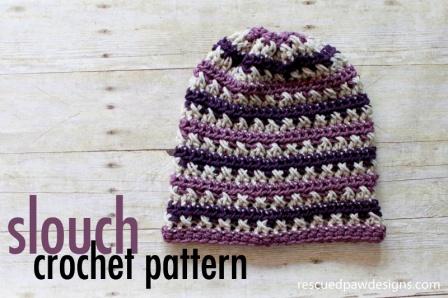 Sugared Plum Slouch – Crochet Pattern