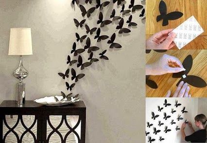 DIY Butterfly Wall Decor