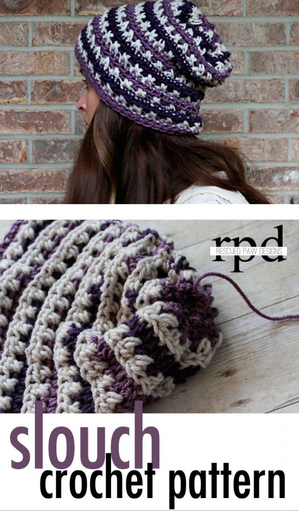 Sugared Plum Slouch – Crochet Pattern