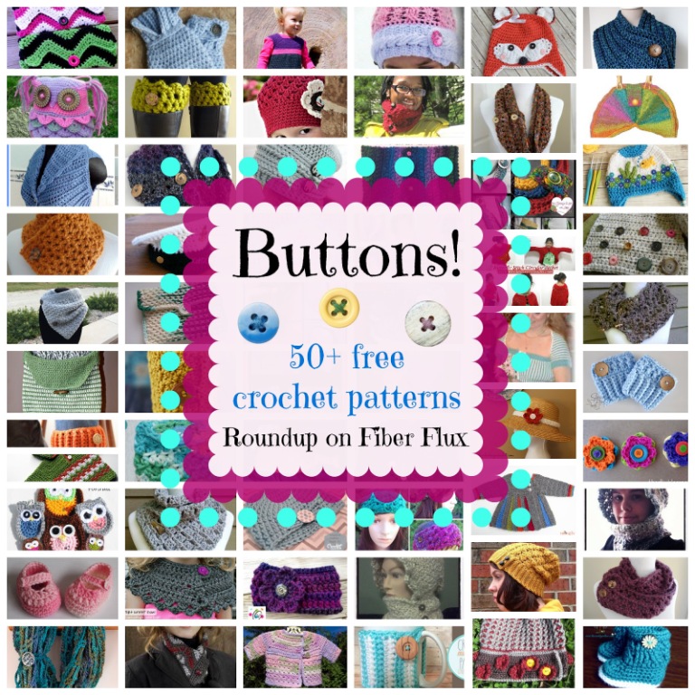 Buttons! 50+ Free Crochet Patterns