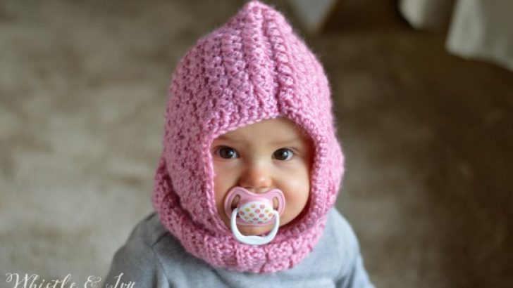 Crochet Baby Hooded Cowl