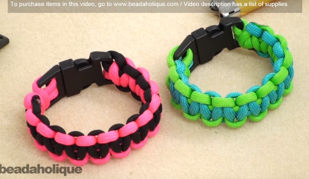 How to Make a Basic Cobra Paracord Bracelet