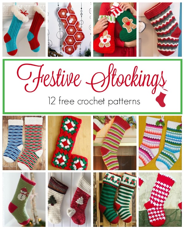 12 Beautiful Crochet Stockings