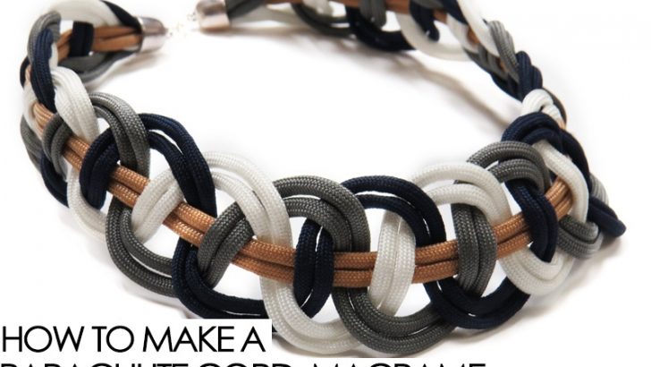 How to make Parachute Cord Macrame Necklace