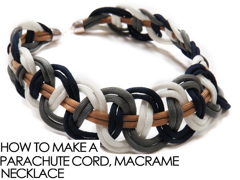 How to make Parachute Cord Macrame Necklace