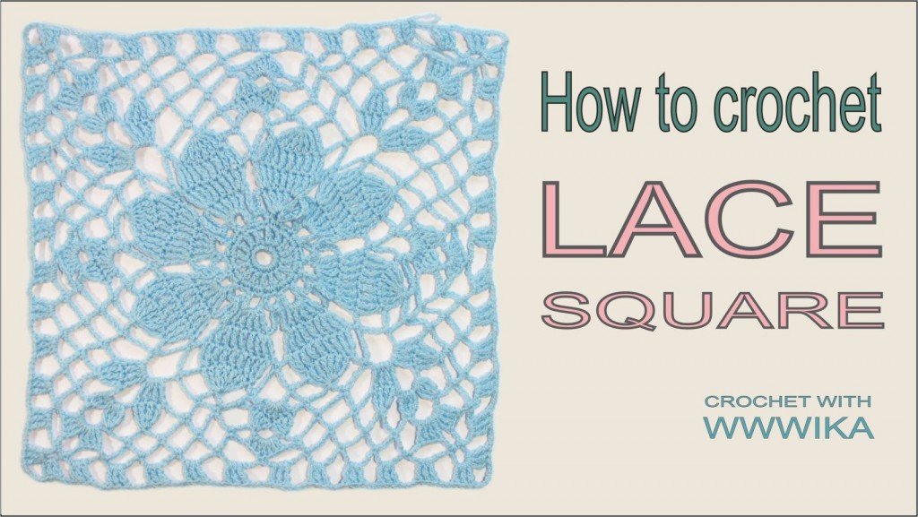 How to crochet Granny Square Lace Top Free pattern Tutorial
