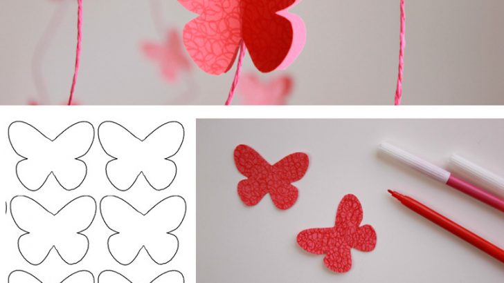Paper Butterfly Wall Decor Ideas