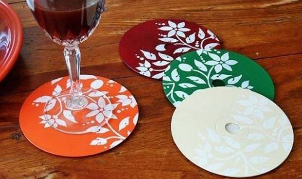 The Designs Are Made From Damaged CDs