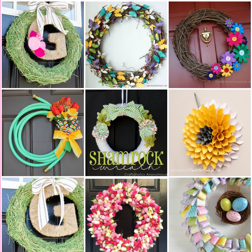 Easy Spring Wreaths Dıy