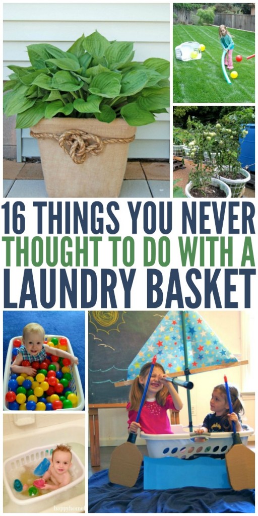 16 THINGS YOU NEVER THOUGHT TO DO WITH A LAUNDRY BASKET