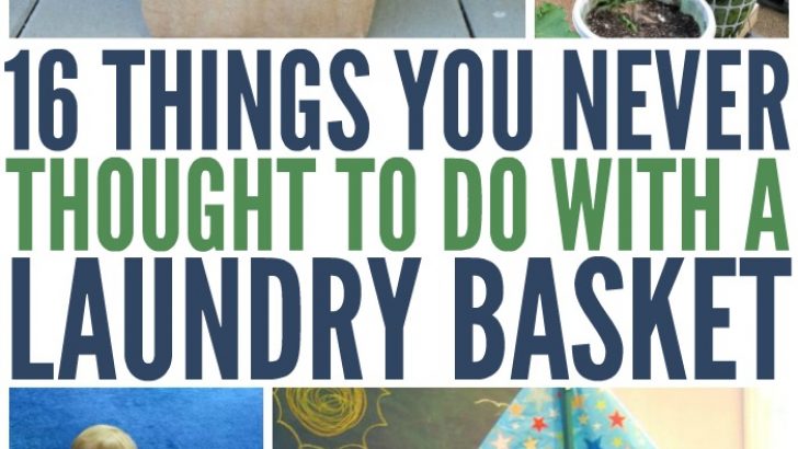 16 THINGS YOU NEVER THOUGHT TO DO WITH A LAUNDRY BASKET