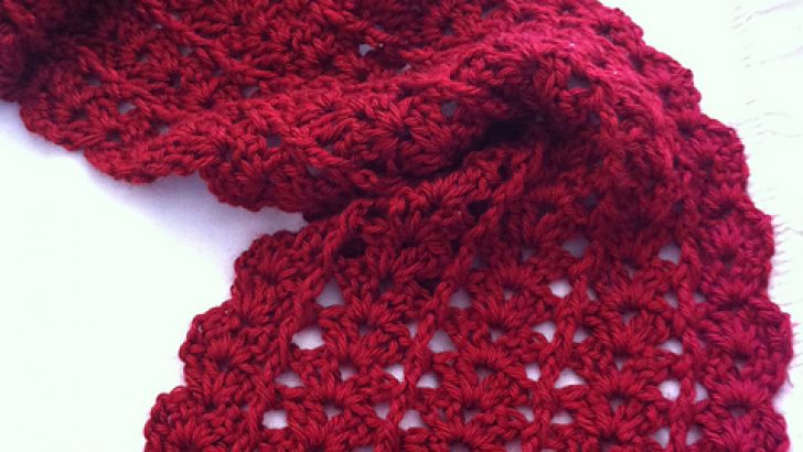 Urban Shells Scarf Free Pattern