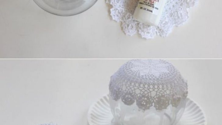 Dıy Room Decor Lace Doil Bowl
