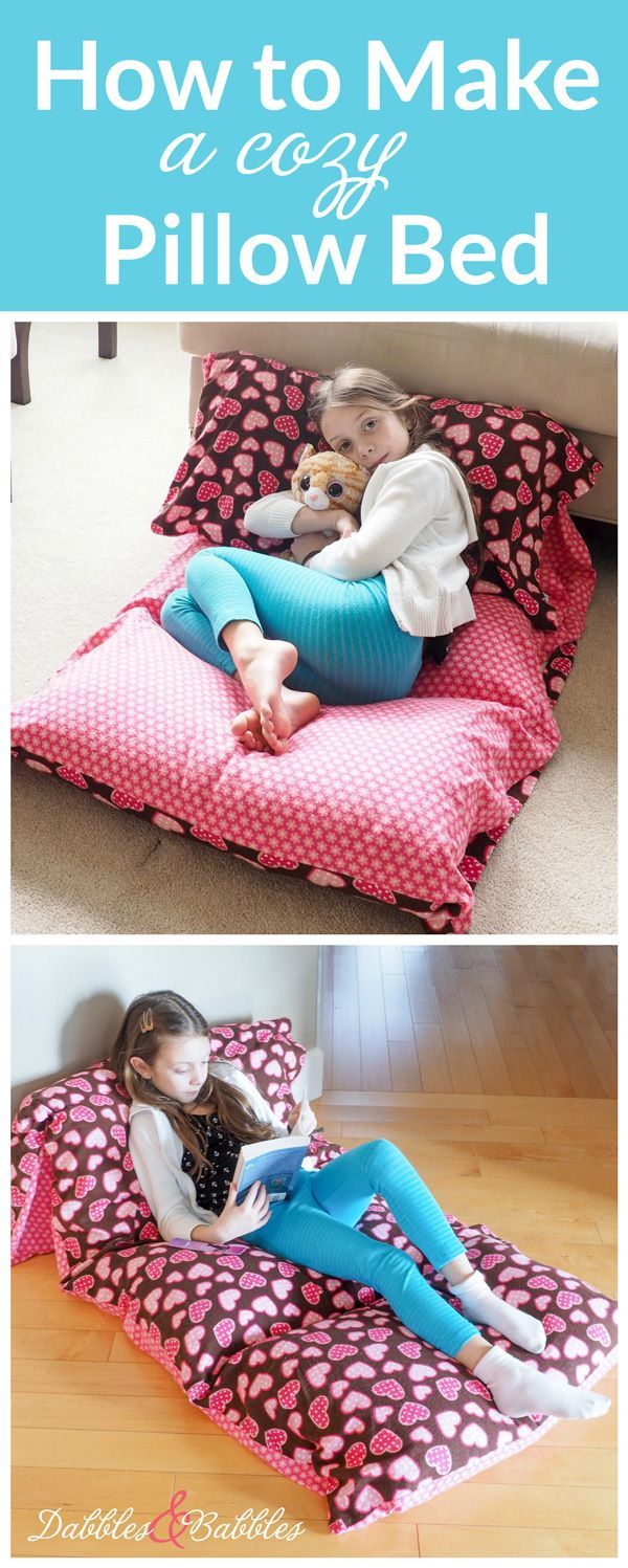 How to Make a Cozy Pillow Bed