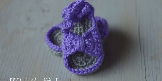 Bitty Bow Baby Sandals