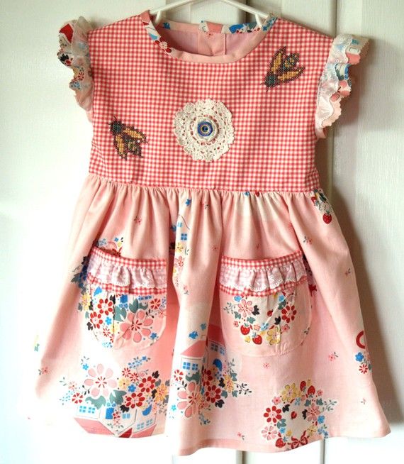 Interesting Girl Dress Sewing