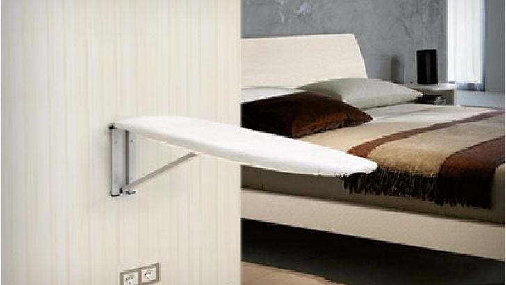 Easy Ironing Board Organizer Depiction