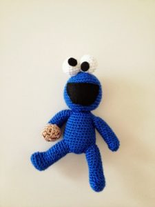 Amigurimi Cookie Monster - Knittting Crochet