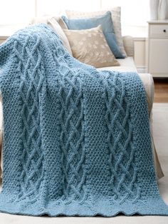 Knitting TV Blanket