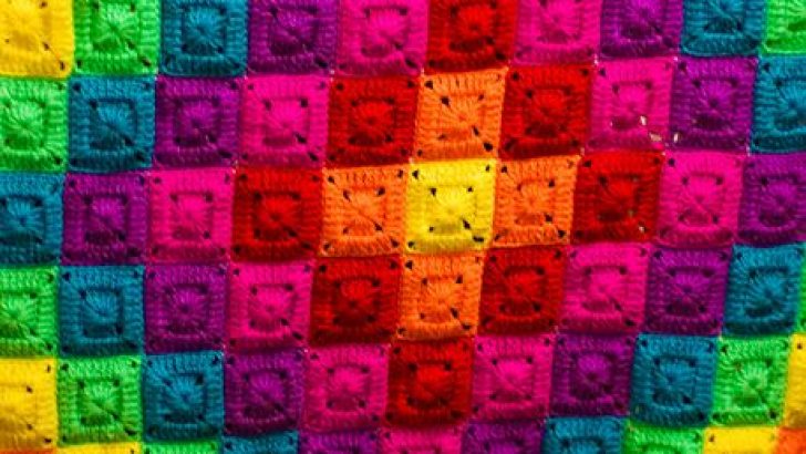Colorful Crochet Blanket