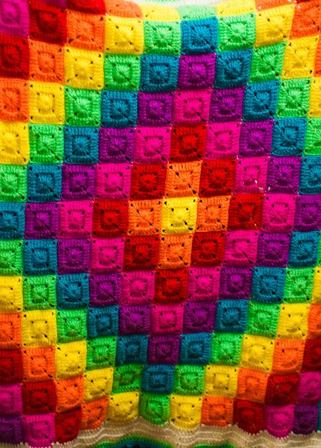 Colorful Crochet Blanket