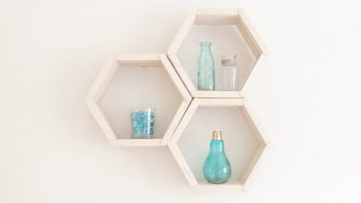 Making a shelf out of popsicle sticks