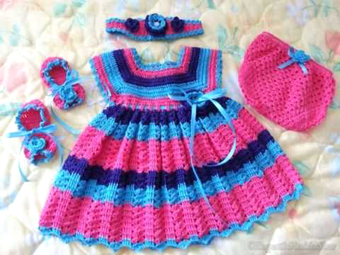 Making the Crochet Baby Dress