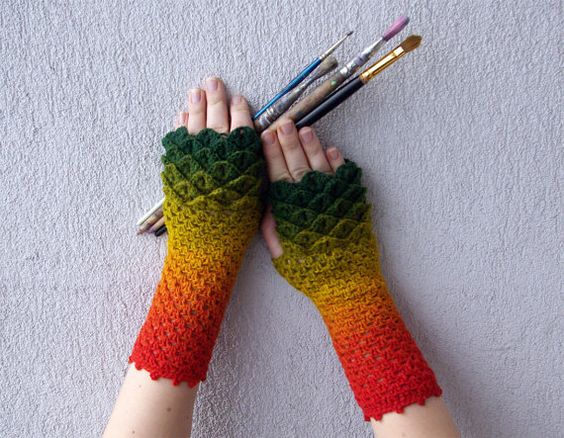 Knitted Gloves Models