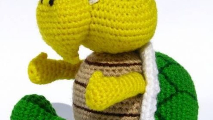 Amigurumi Construction Toy Turtle