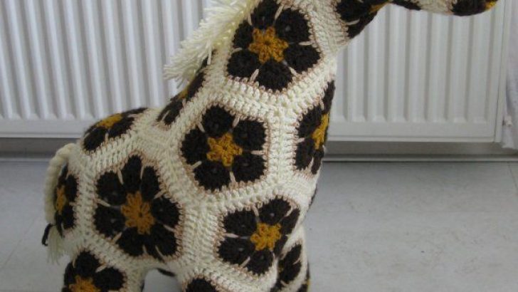Amigurumi Made Toy Giraffe