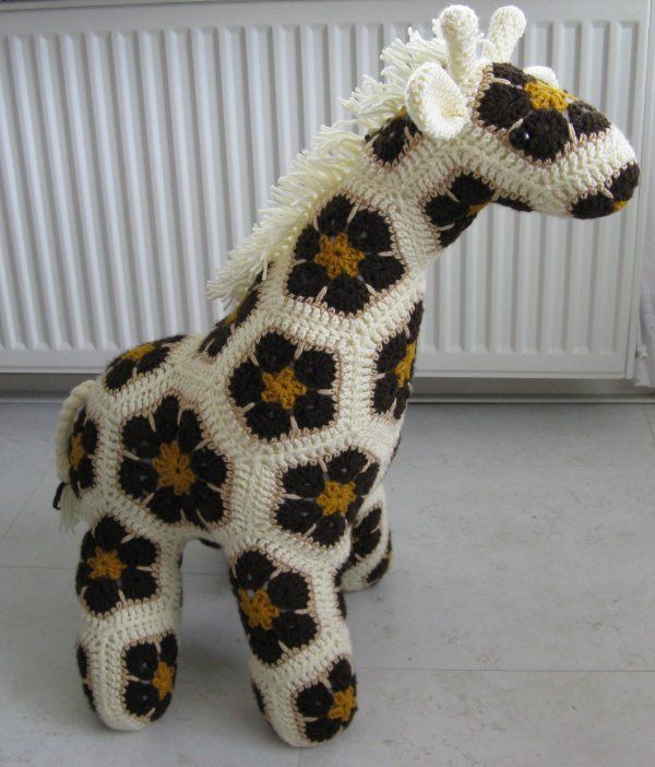 Amigurumi Made Toy Giraffe