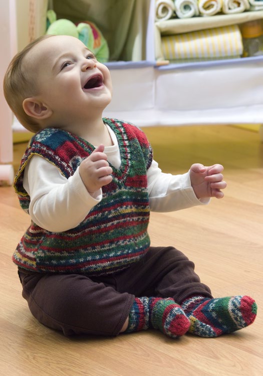 Knitting Baby Vests