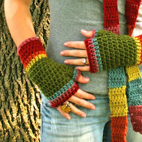 Hand Knit New Gloves Models