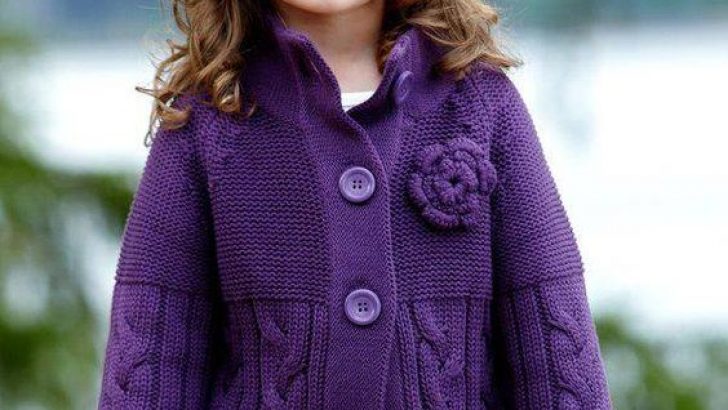 Interesting Hand-Knitted Cardigans For Baby Girls