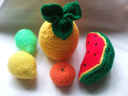 Knitting Refrigerator Decorations Patterns