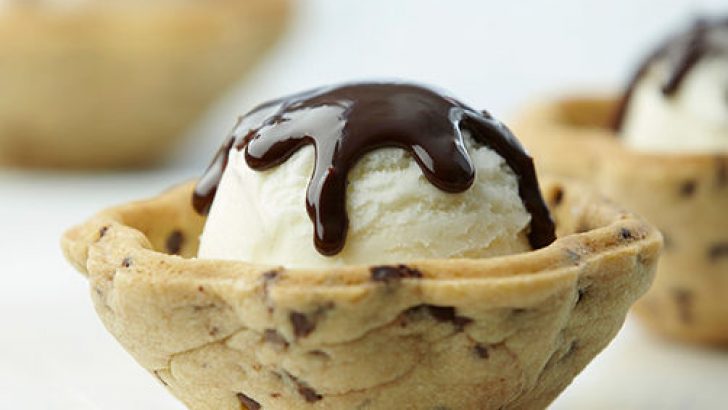 Chocolate Chip Cookie Bowls