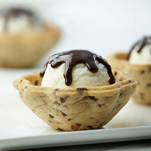 Chocolate Chip Cookie Bowls