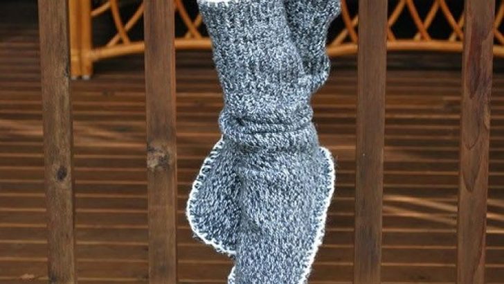 Socks Made From Old Sweaters