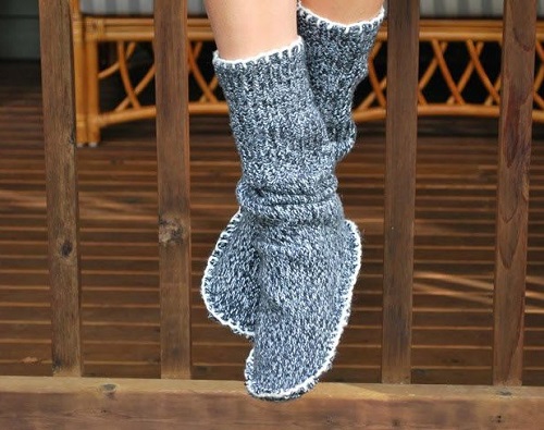 Socks Made From Old Sweaters