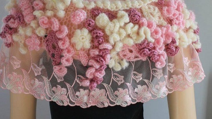 Ladies Knitted Shawl Models