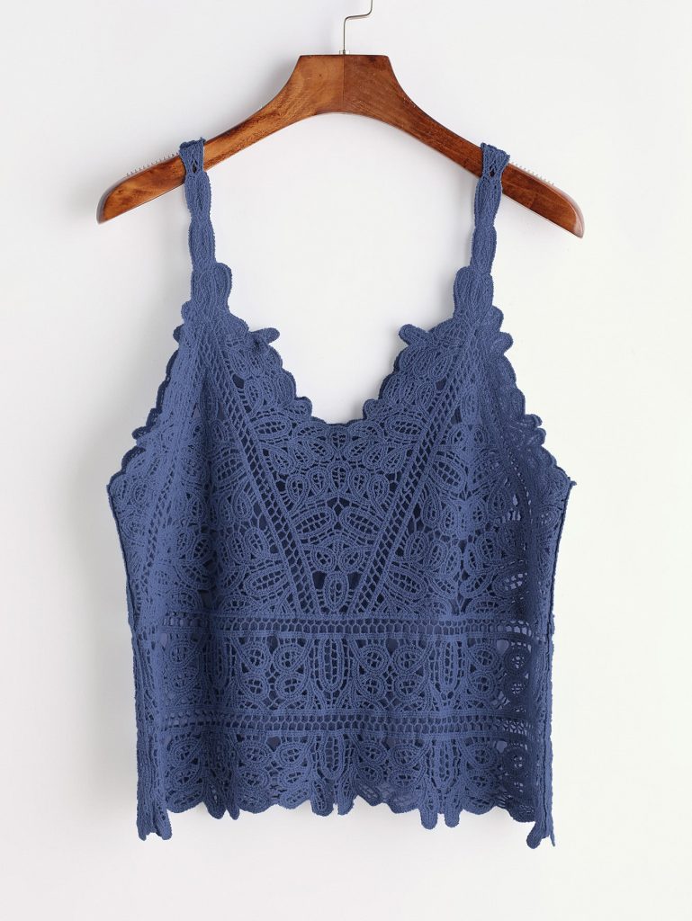 Hollow Out Crochet Lace Top