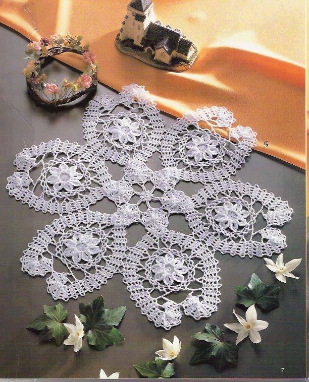 Lace tablecloth pattern