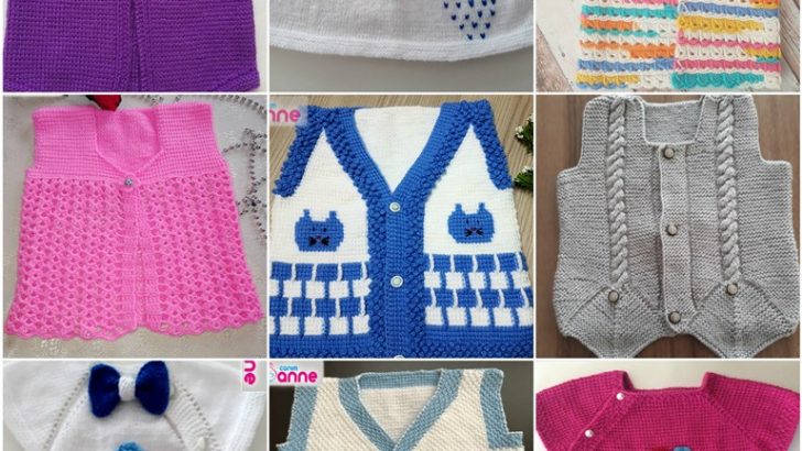 Knitted baby summer dresses +9 Free Patterns