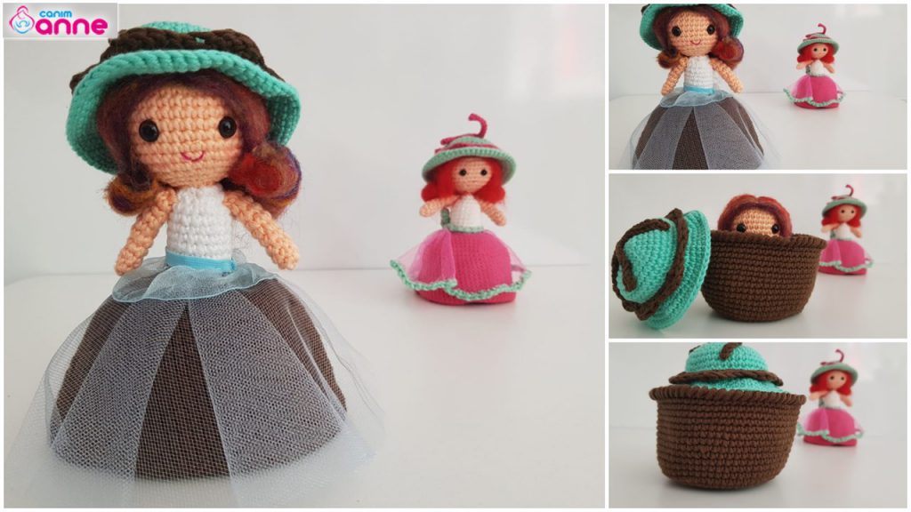 Amigurumi cupcake baby doll pattern free