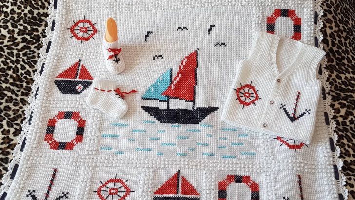 Sailor Baby Blanket Free Pattern