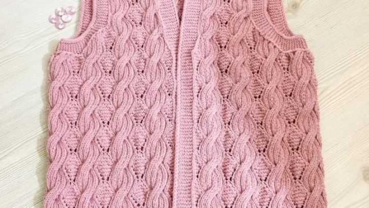 Best Women Knit Vest Patterns