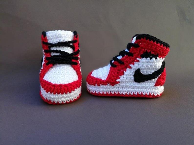 Nike Air jordan a crochet - Baby 