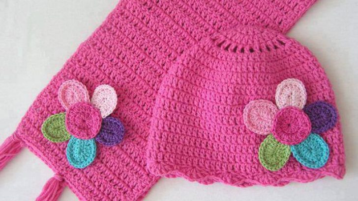 Knitting baby scarf and hat patterns free