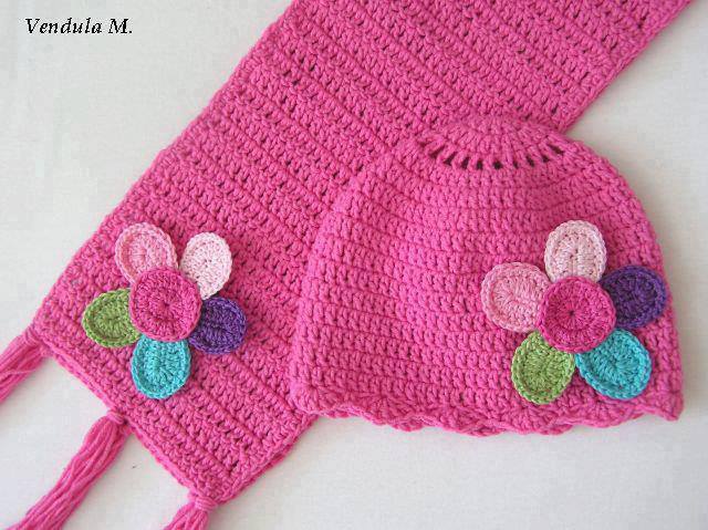 Knitting baby scarf and hat patterns free