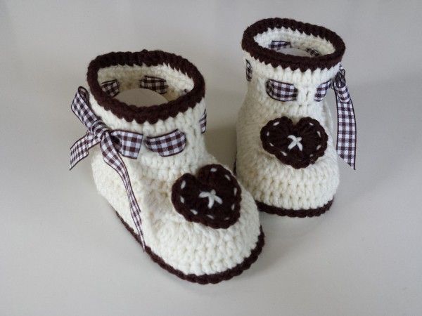 Free crochet baby booties patterns - Knittting Crochet